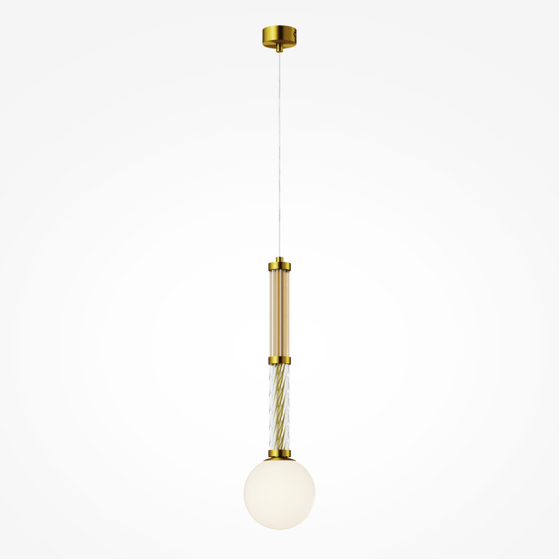 Накладной светильник 12*12*349,5 см, 1*G9, 28W, Maytoni TEATRO MOD287PL-01BS латунный