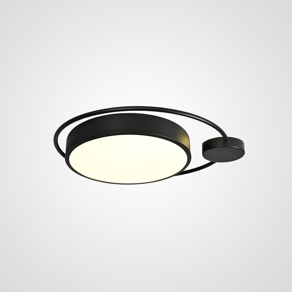 Потолочный светильник DESTIN D40 Black 40*40* см, 1*LED*28W, ImperiumLoft DESTIN01, Чёрный