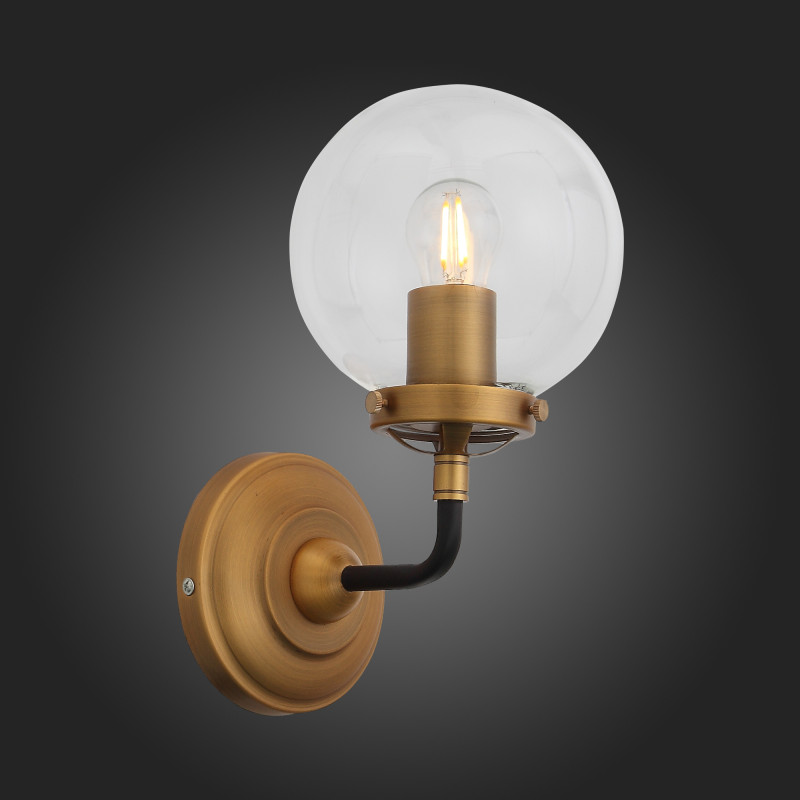 Бра 14 см, ST LUCE VARIETA SL234.401.01 Черный, Золото