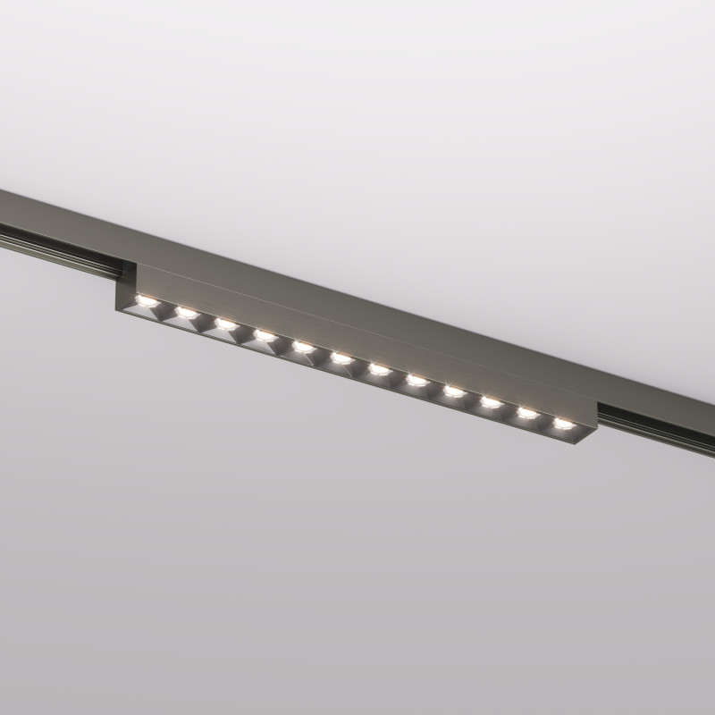 Светильник на шине 23,1*1,9*2,7 см, 10W, 3000К, Denkirs SHINE GRILL DK5771-DN никель