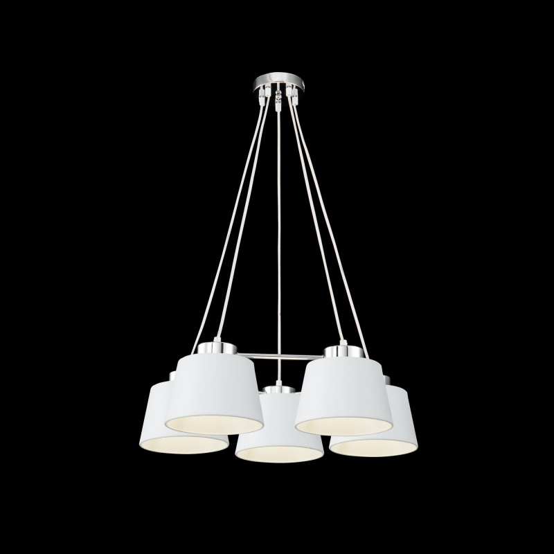 Подвесной светильник Freya Barbara FR5004PL-05CH хром, диаметр 60 см