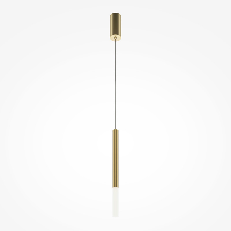 Подвесной светильник 3*3*357 см, LED, 6W, 4000К, Maytoni Pro Shade MOD157PL-L6GK золотой