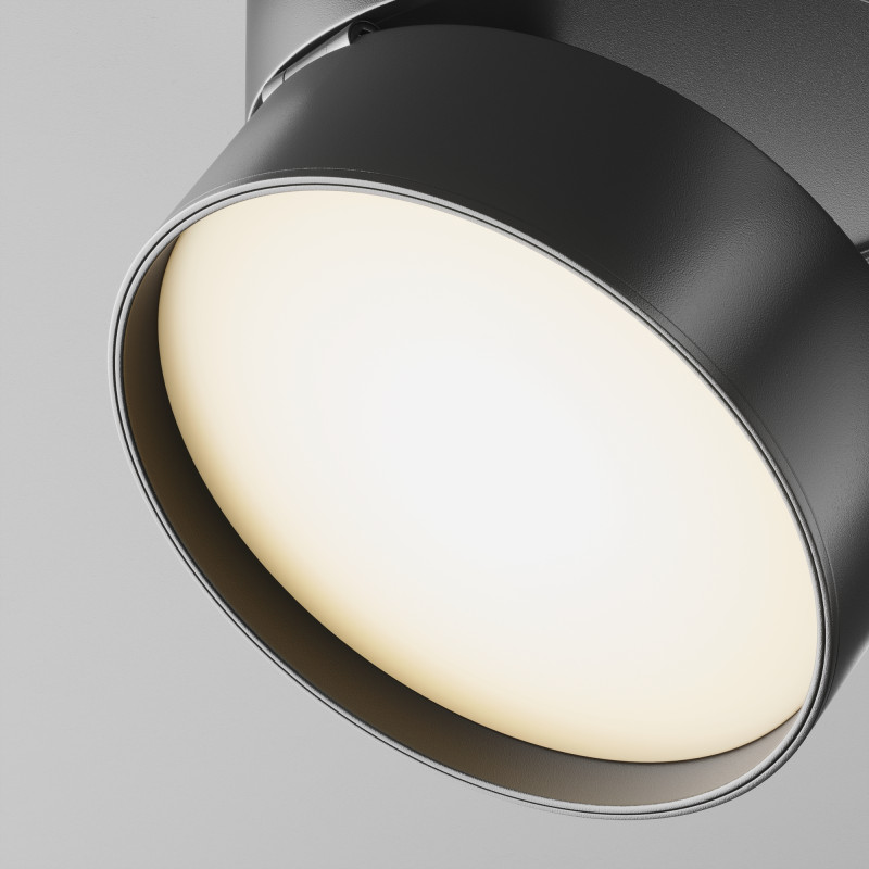 Светильник 12*12 см, LED 18W, 3000K Maytoni Onda C024CL-L18B черный