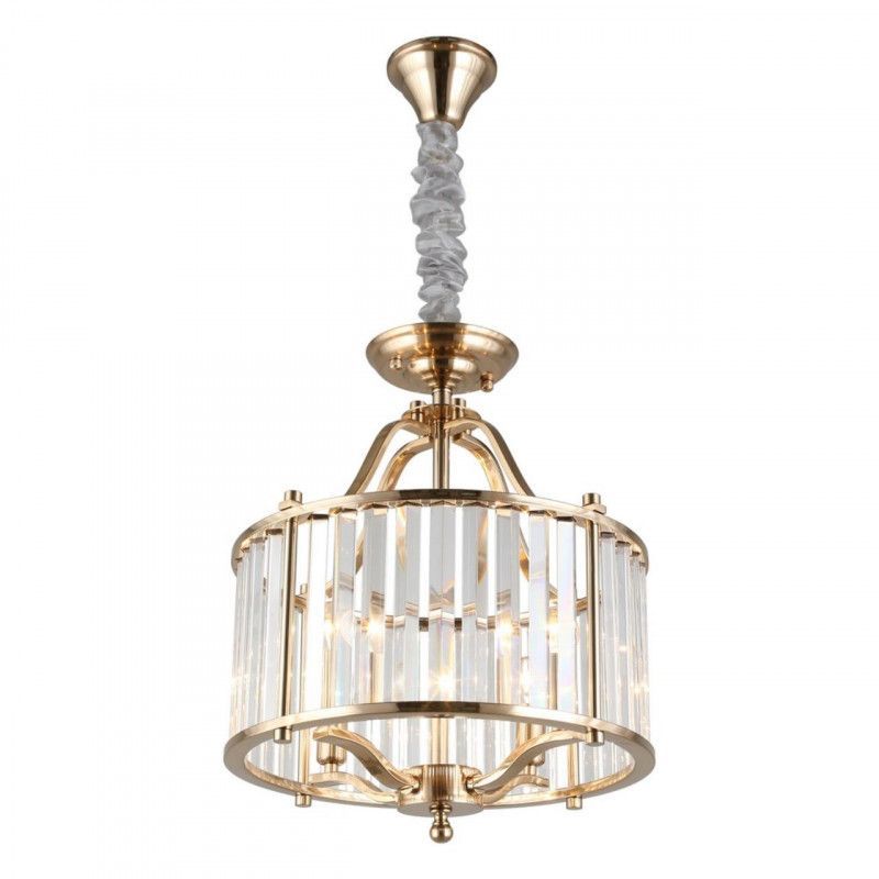 Подвесная люстра 40*50-148,5 см, 4*E14, 40W, Aployt Romen APL.809.03.04, золотой