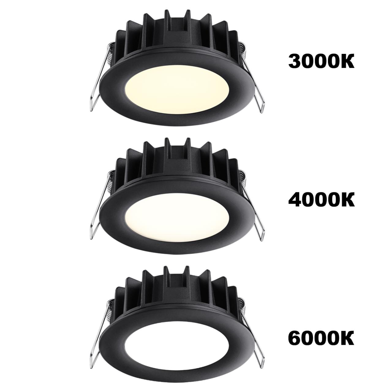 Светильник 17 см, 20W, 3000-6000K, Novotech Spot Lante 358954, черный