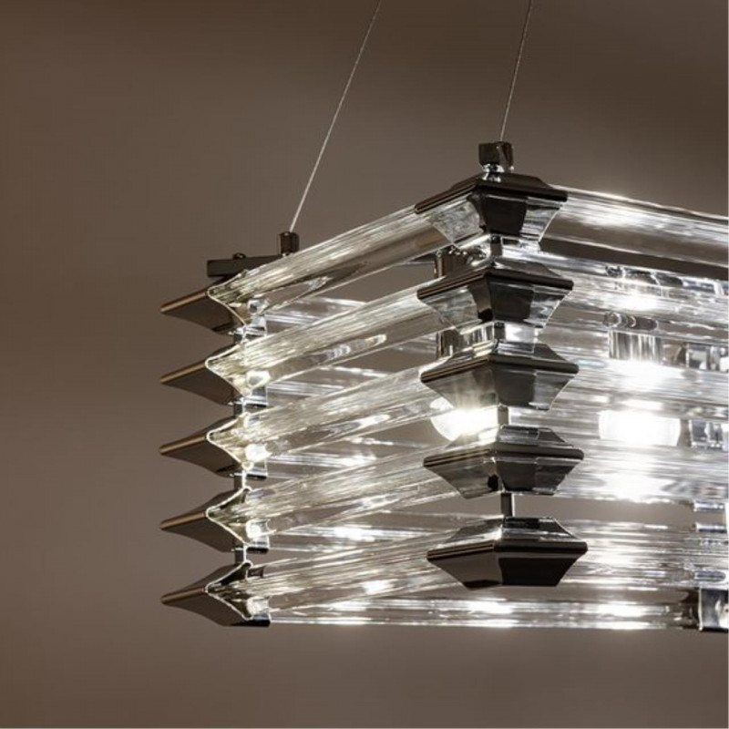 Светильник подвесной 80*30*21 см, 6*E14 хром Arte lamp Caravaggio A1059SP-6CC