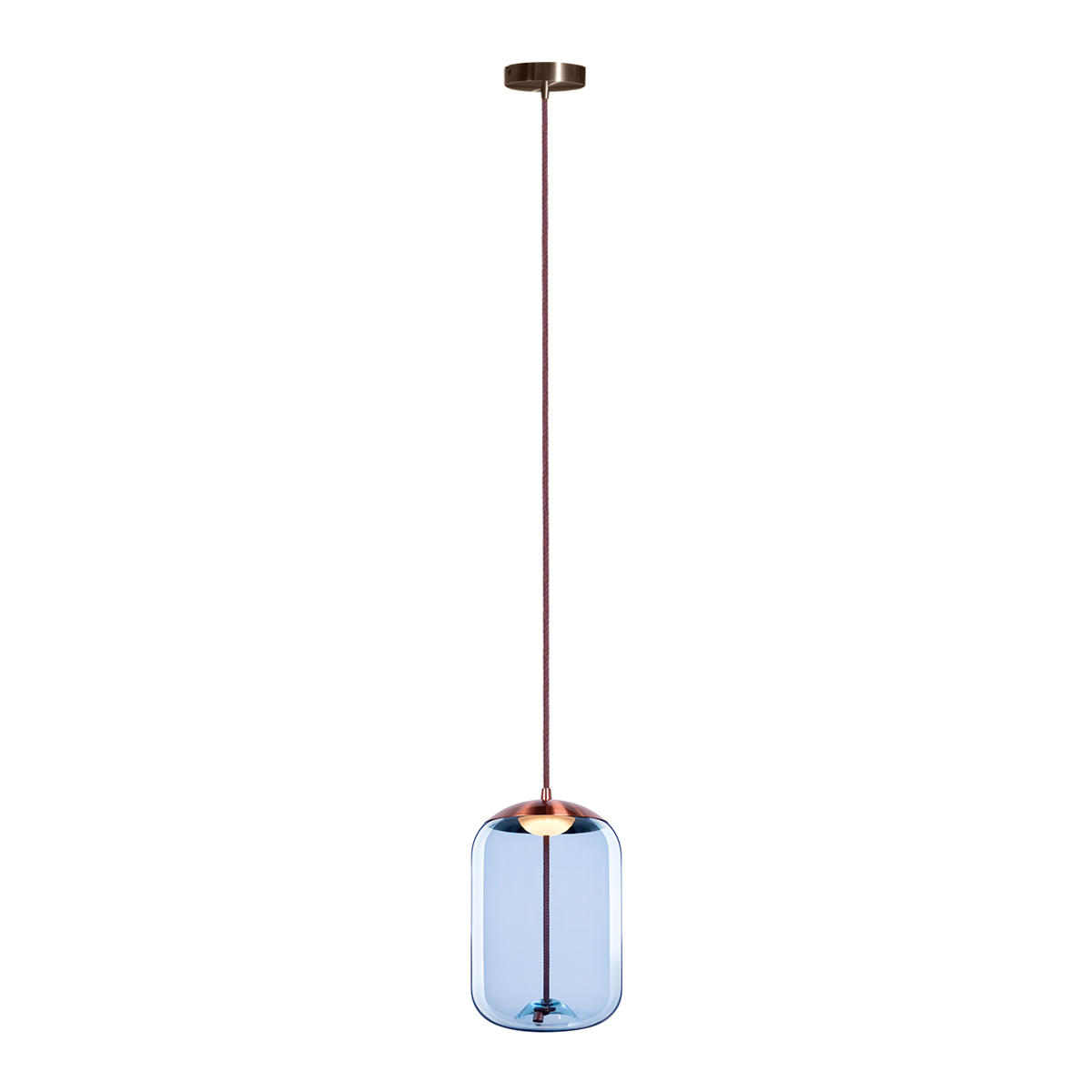 Подвесной светильник 12*22 см, 1*LED*5W LOFT IT Knot 8133-C mini медный