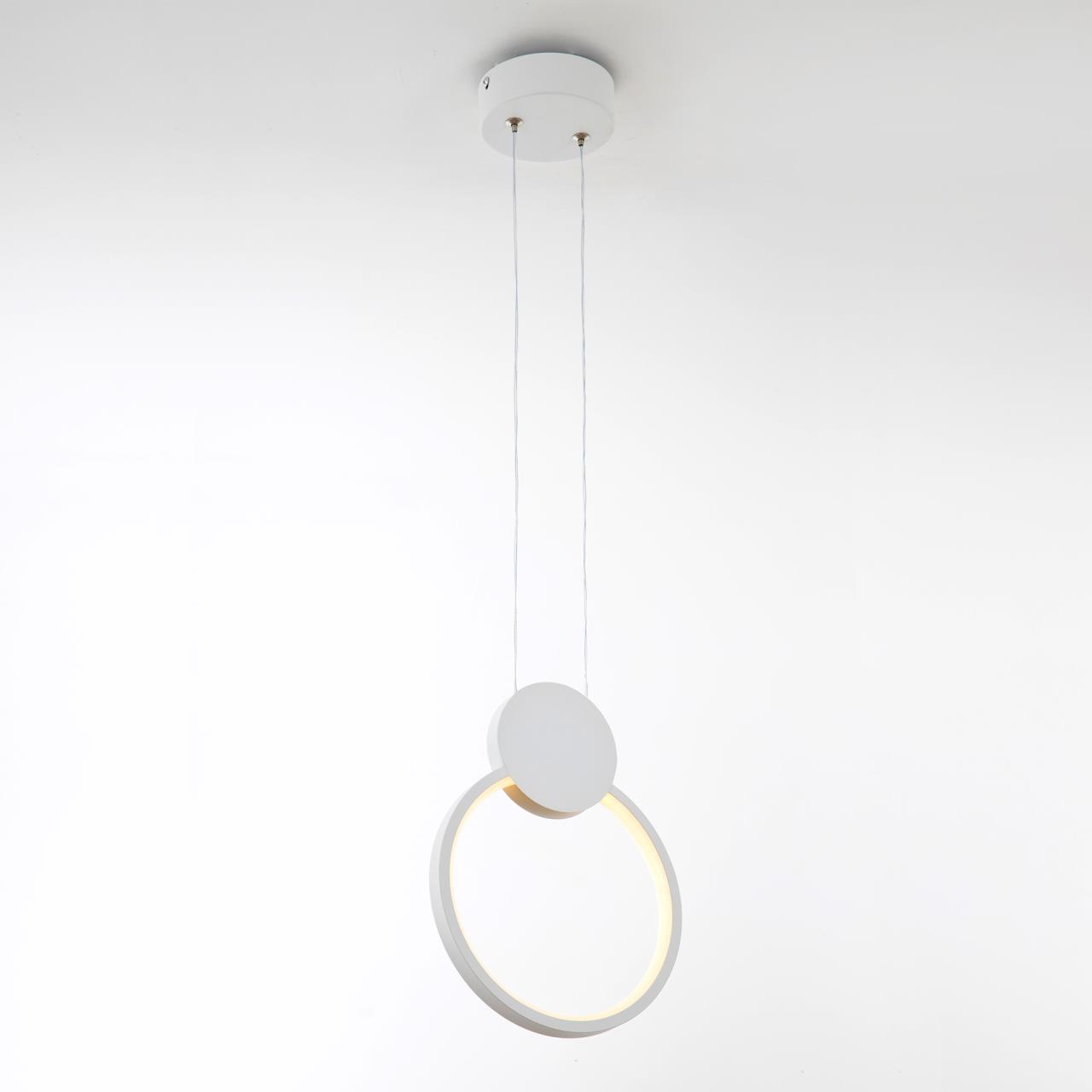 Подвесной светильник 20*2*132 см, LED 20W, 3000 / 6000K, Черный LED4U 8574