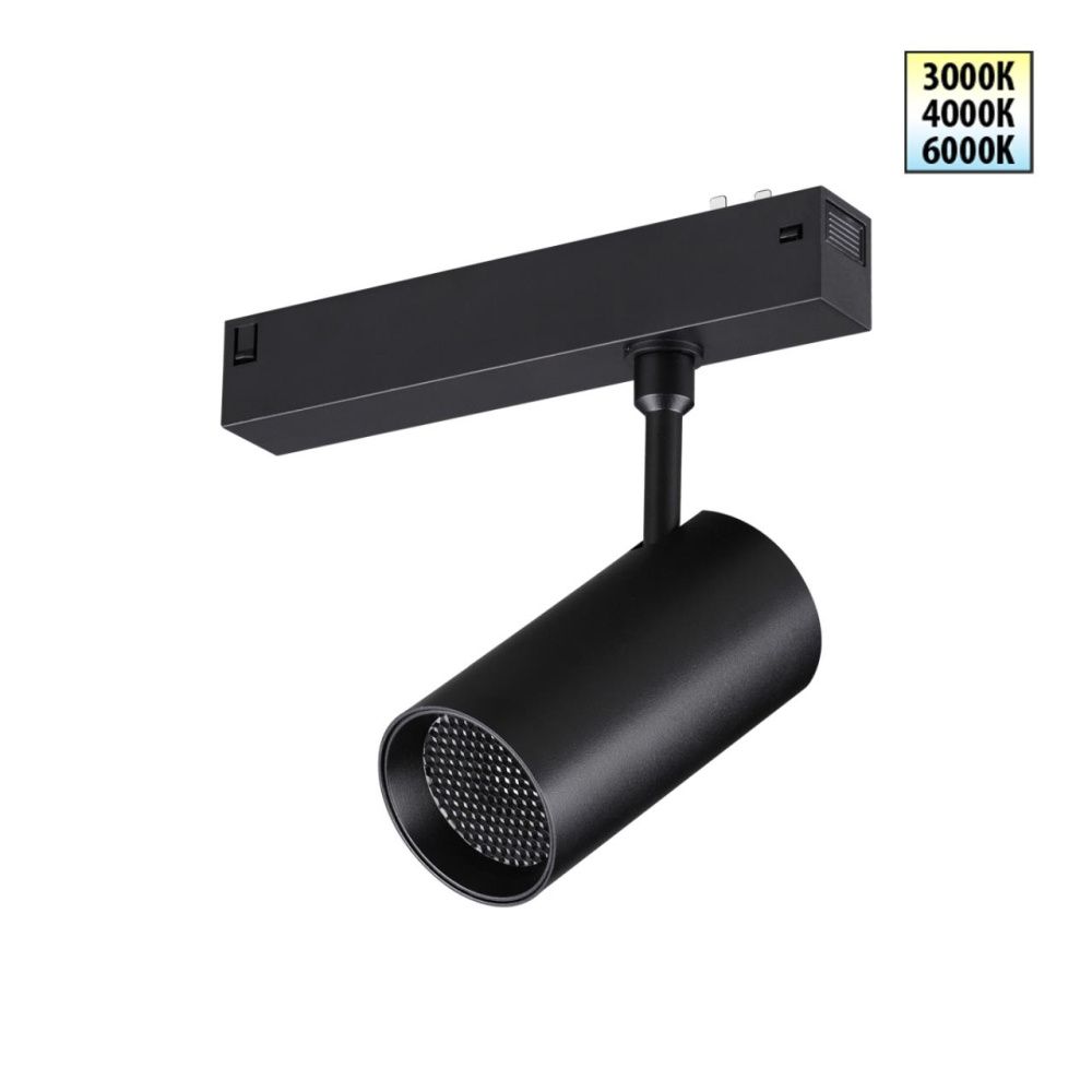 Cветильник  18*5,5*16 см, 1*LED*18W, 3000/4000/6000K, Novotech VECTOR PORT 359958, черный,