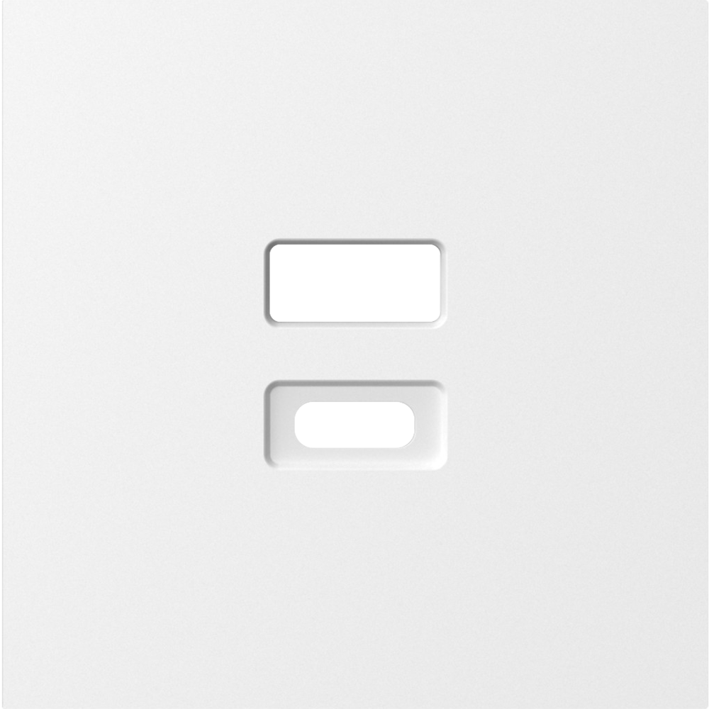 Donel A07 матовый белый накладка для розеток USB, серия DB, DE28633