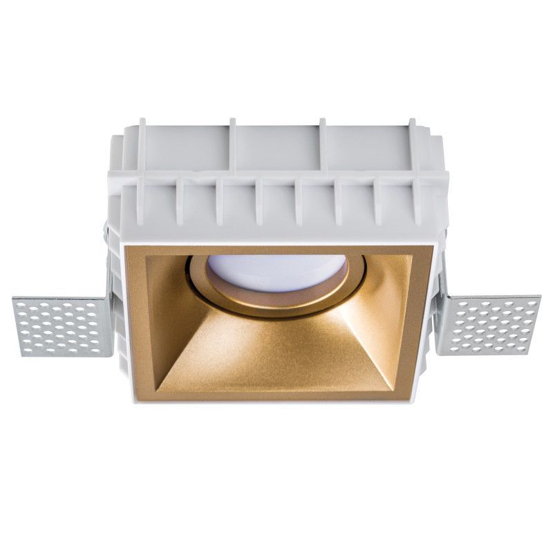 Встраиваемый светильник 9,3*9,3*-4 см, 1*GU5.3*50W, K, Lightstar Domino G214503, белый