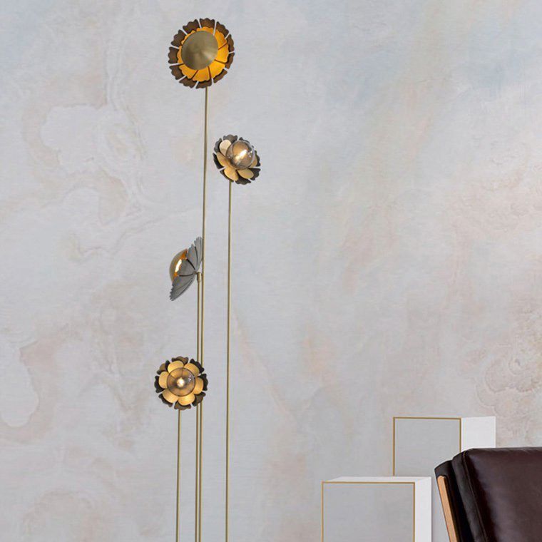 Торшер CAMELLIA FL Чёрный 28*28*170 см, 4*G9*40W, ImperiumLoft CAMELLIA-FL01, Чёрный