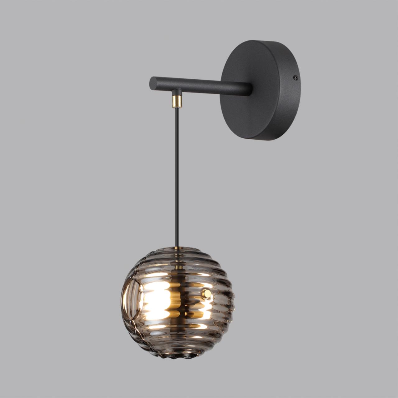 Бра 23,8*14,2*46,5 см,  LED*W, 4000 К, Odeon Light Troni, черный 5041/12WL