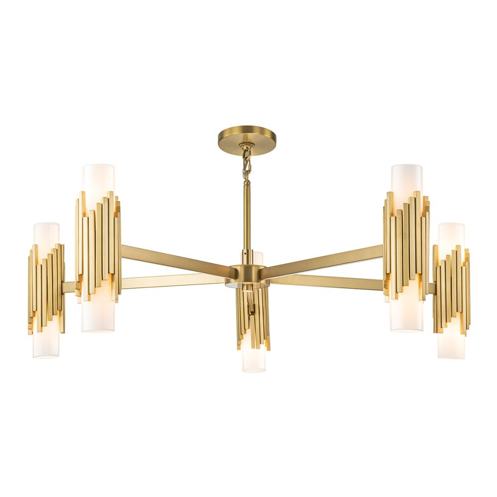 Люстра Elstead Lighting, Арт. MARVELE10-AB-OPAL