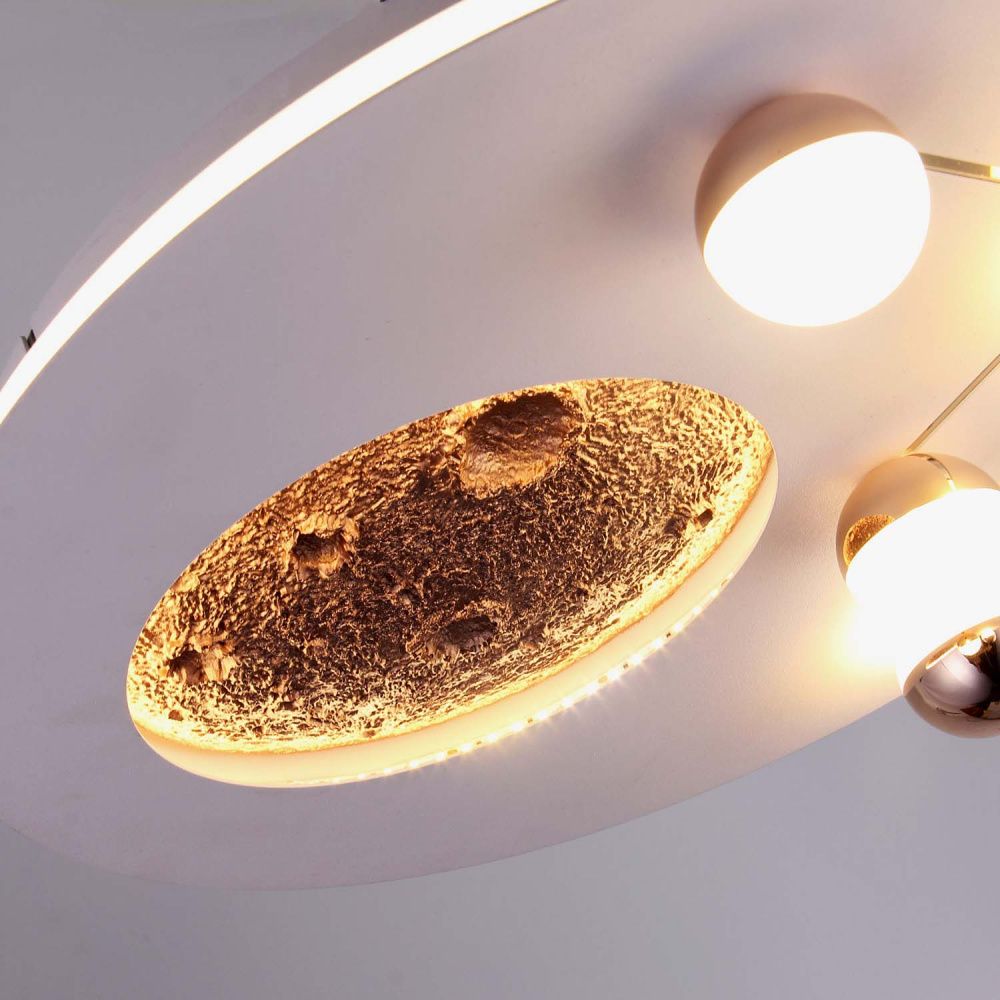 Потолочный светильник 40*10 см, 4*LED, 36W, 4000K, Favourite Plaides 4630-4C, белый