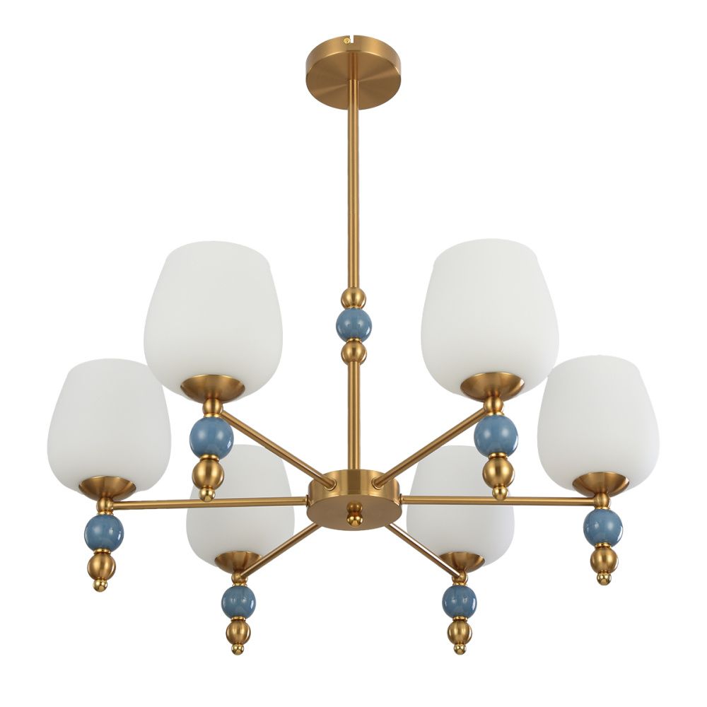 Люстра на штанге 67 см, Lumion Moderni Lolita 8426/6C, бронза