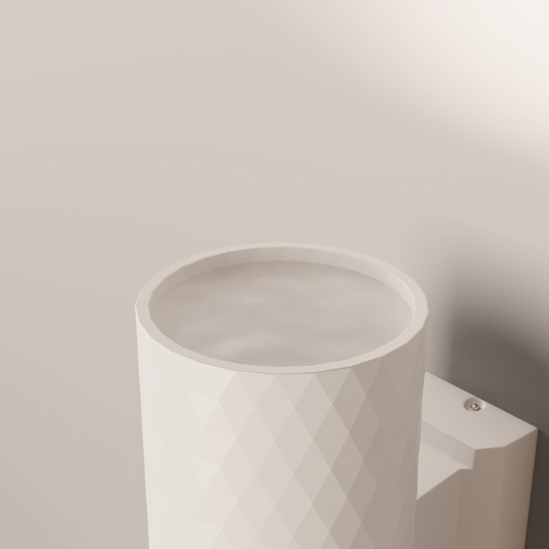 Светильник настенный 6,5*6,5*19 см, 2*GU10, 100W, Maytoni Bowery O583WL-02W белый