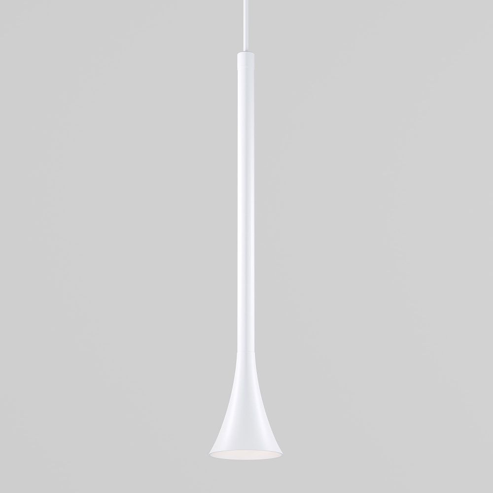 Подвесной акцентный светильник 6*6*142 см, LED, 5W, 4000K, Elektrostandard Hall 50314 LED, белый