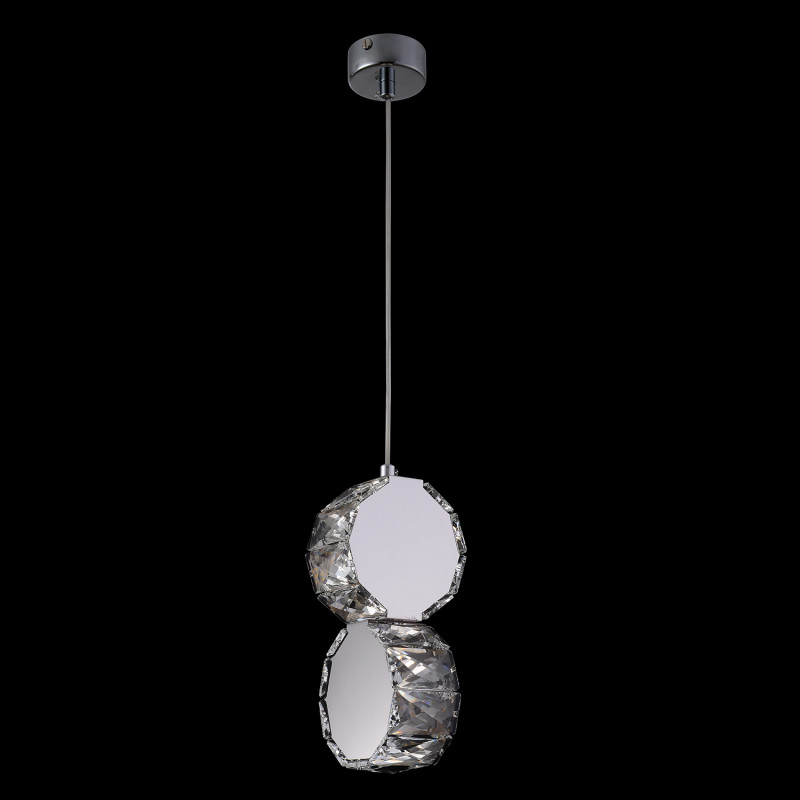 Светильник подвесной 11 см, Crystal Lux BESO SP2, хром