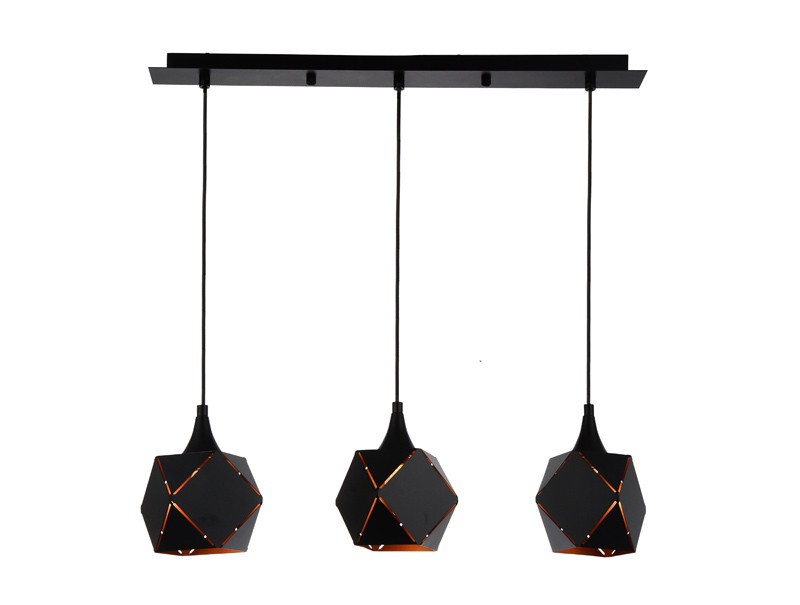 Люстра подвесная 75*18 см, ST LUCE ENIGMA SL258.403.03 Черный