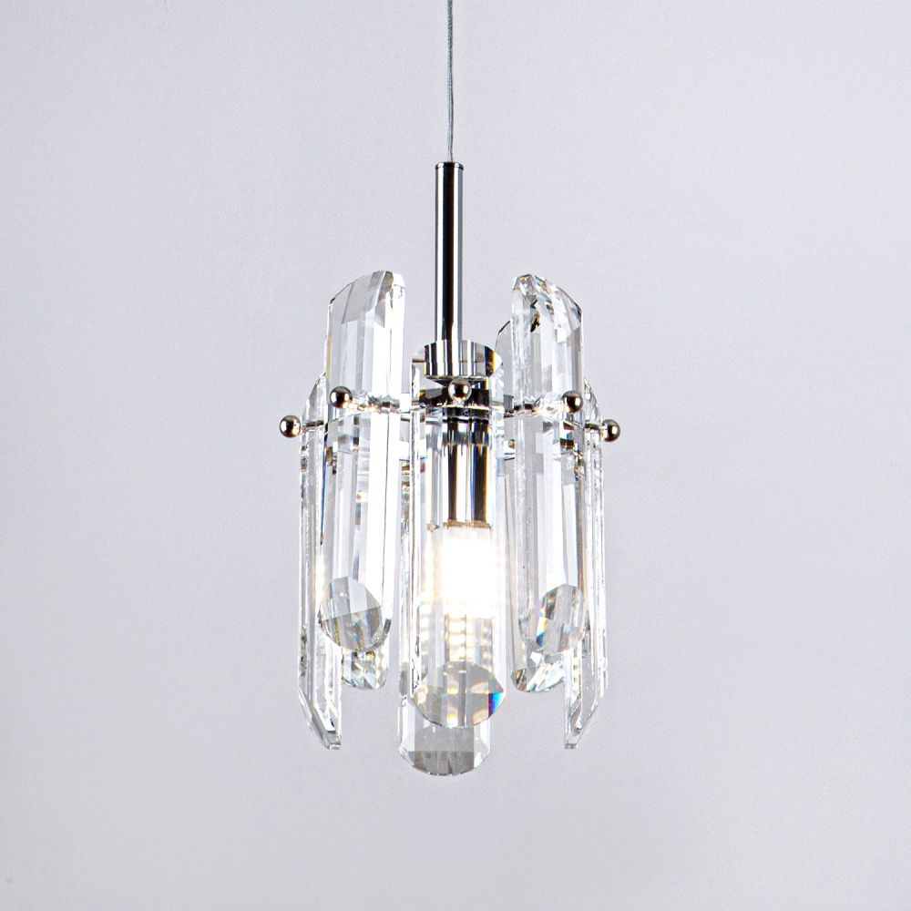 Подвесной светильник 13*13*200 см, G9 1xG9W, 4000K, Хром MODELUX ML.89038.1 CR