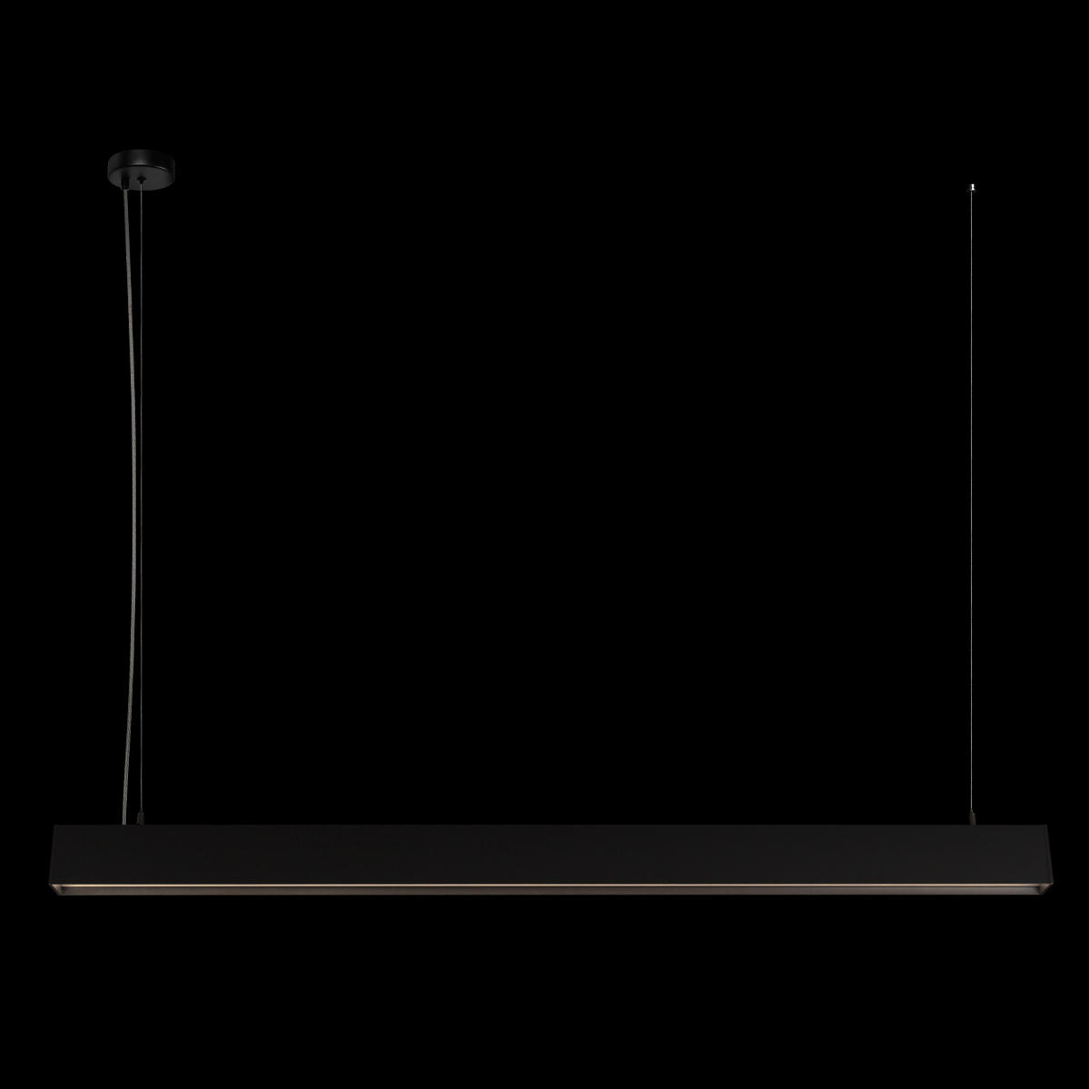 Подвесной светильник 120*4,5*7,5 см, 1*LED*40W 4000K LOFT IT Vim 10318/A Black черный