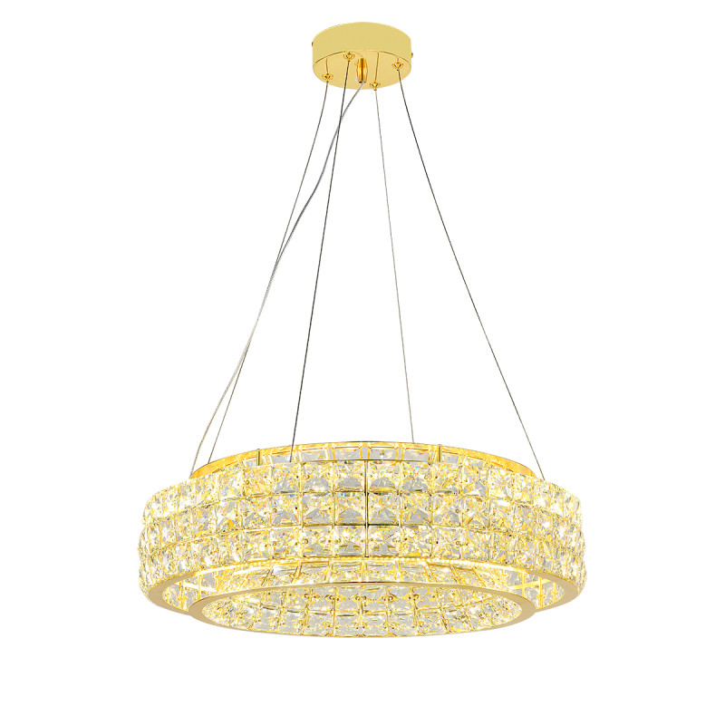 Подвесная люстра 50 см, 103W, 3000-6000K, Indigo Valore 12044/A/1P Gold V000098L, золото, 12044/A/1P Gold