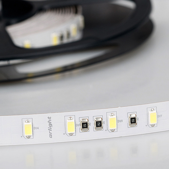 Лента ULTRA-5000 24V Day4000 2x (5630, 300 LED, LUX) (Arlight, 30 Вт/м, IP20) 015286. Цена указана за 5 метров. Продается кратно 5 метрам.