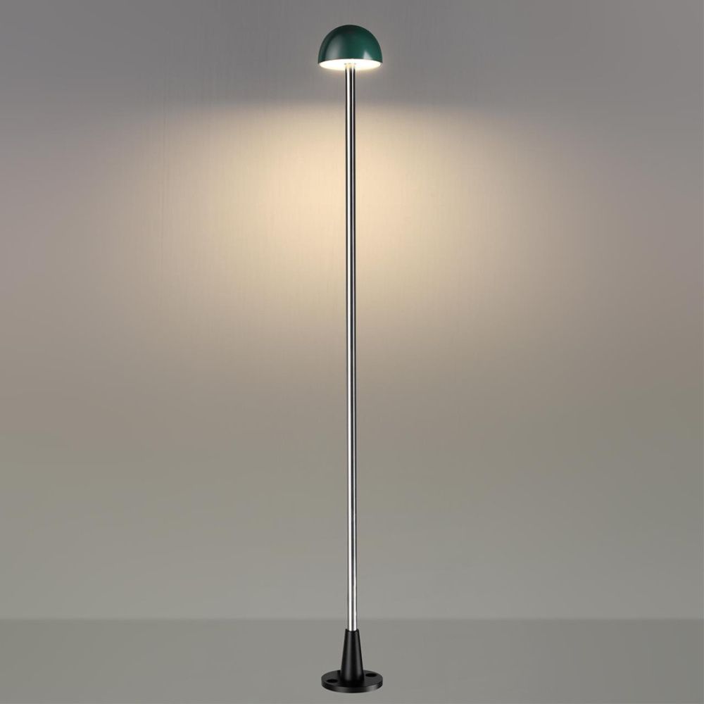 Уличный светильник *4,65*-53 см, 1*LED*4W, 3000K, Odeon Light VERDE 7122/4GL, темно-зеленый