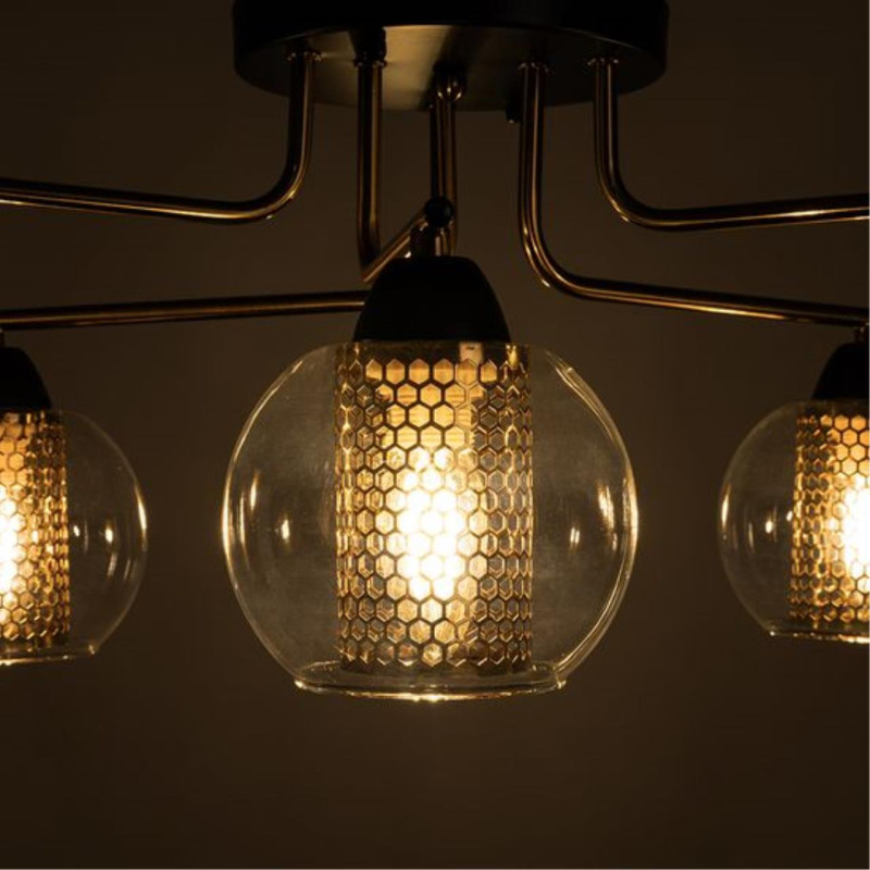 Люстра 68*26 см, 6 E14*40W,  К, Arte Lamp Manchester A7045PL-6BK, Черный