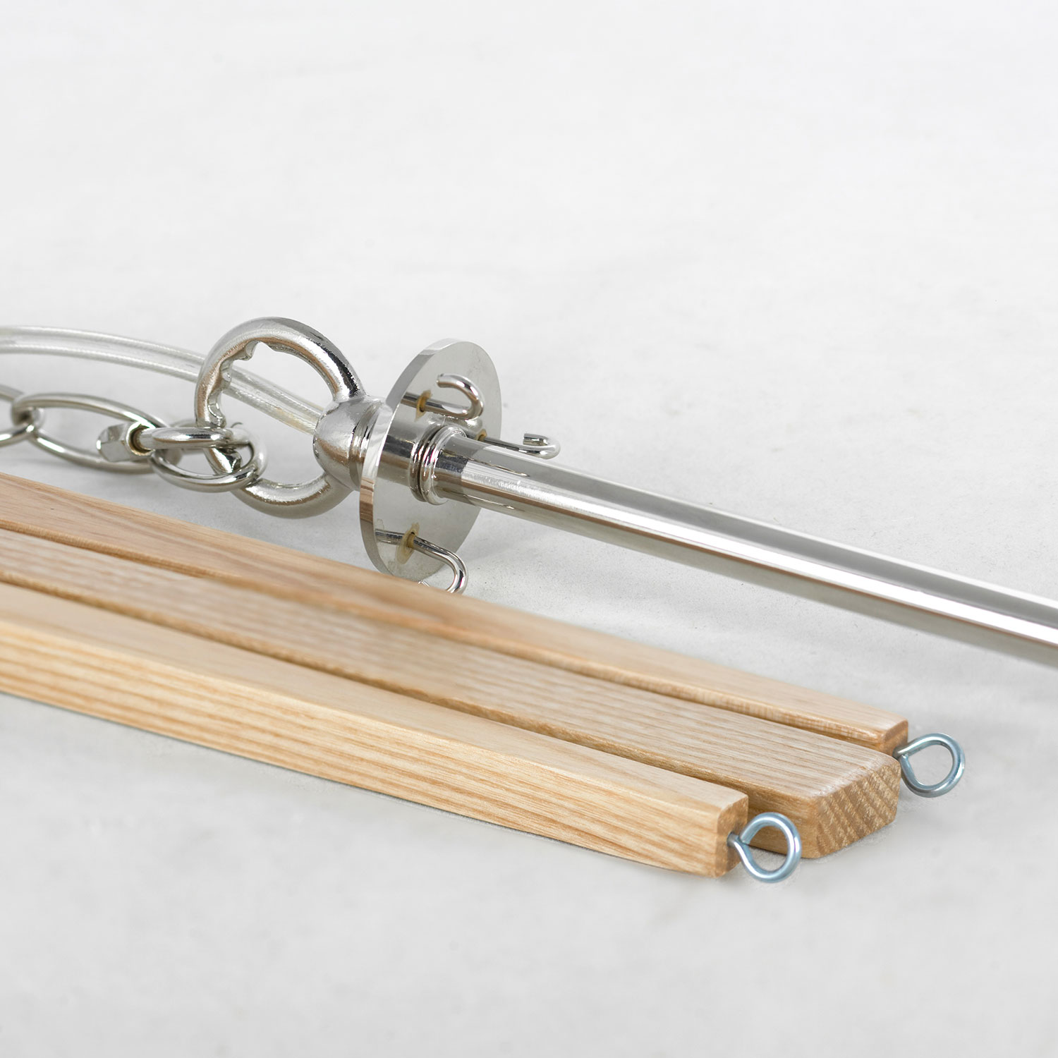Люстра подвесная Lussole LSP-8745, 30*50 см, хром