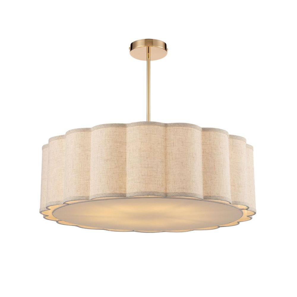 Люстра потолочная *64*54,5-54,5 см, 7*E14*40W, Lumion Kortni LUM8287/7, золотой