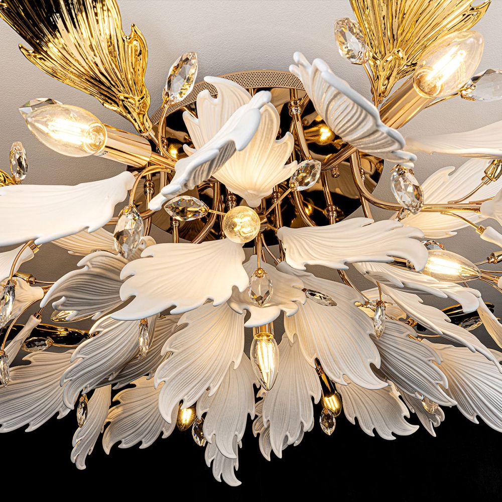 Люстра 100*40 см, 16*Е14*40W, Modelux  ML.6869.1000 GD, Золото