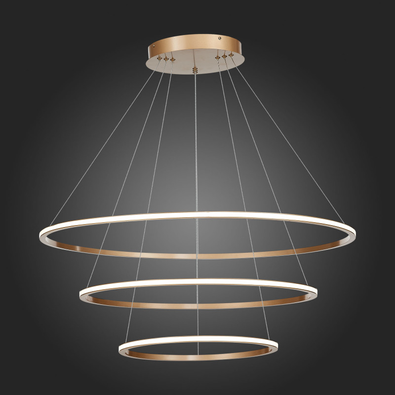 Светильник подвесной 80 см, 114W 4000K ST LUCE ST604 OUT ST604.243.114 Золотистый