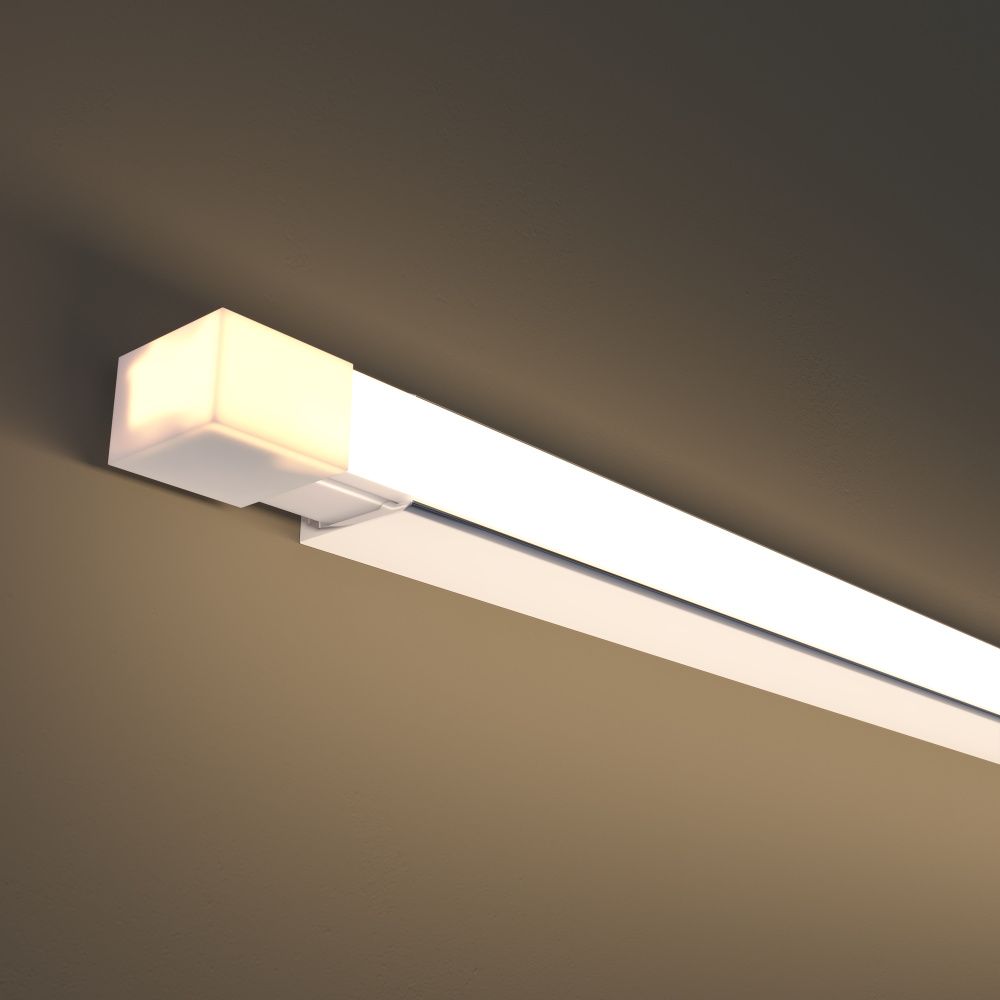 Гибкий неон 17x12 24V 10W/м 3000K IP67 5м, 500*1*2 см, Maytoni Led Strip Изгиб поперек оптической оси 432001, Белый