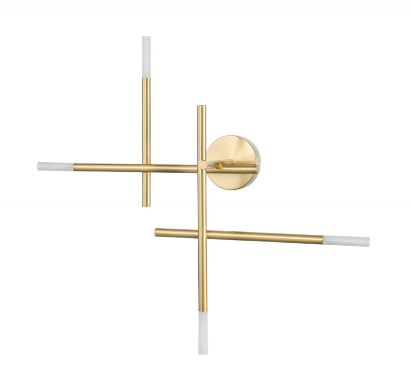 Бра 16*98*98 см, 4*G4 латунь Vele Luce Corda VL5534W34