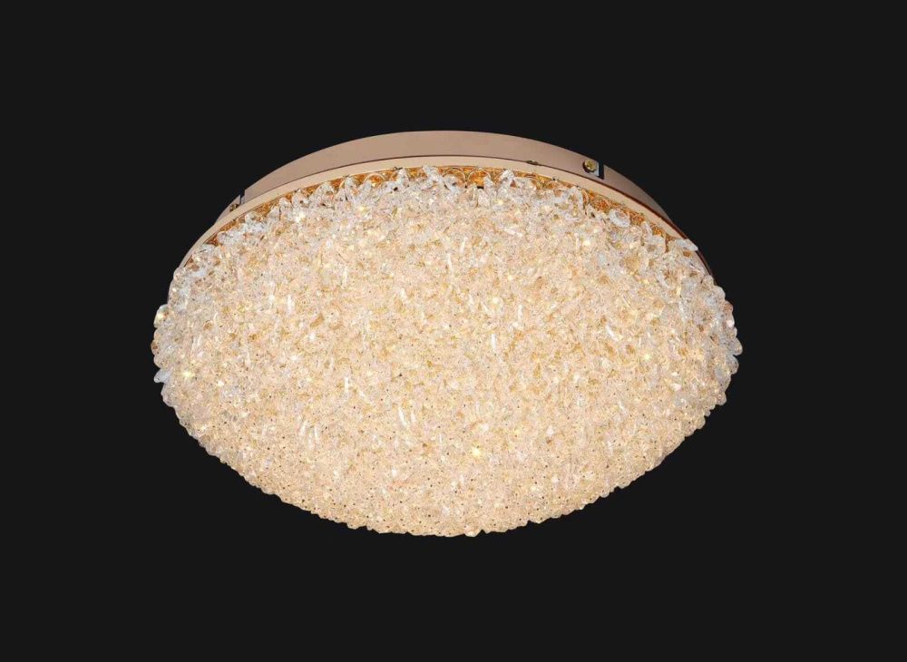 Люстра NE147-500, 500mm LED, 108W, 3000/4000/6000K, Alva Donna, Золото