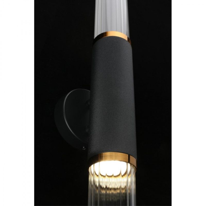 Бра 12*10*74 см, 2*GU10, 7W, Aployt Brynia APL.307.01.02, бронзовый