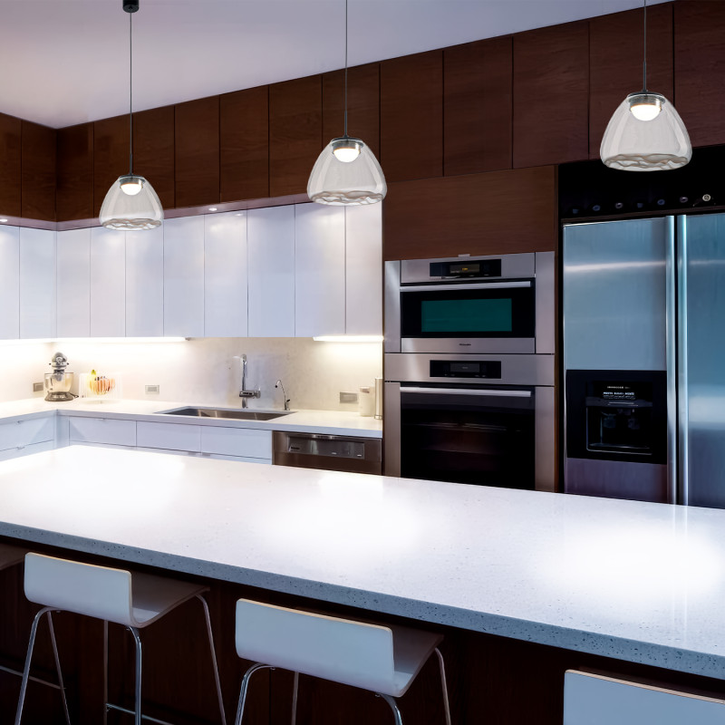 Светильник подвесной 20 см, 5W, 4000K, Crystal Lux ARIA SP5W LED, черный