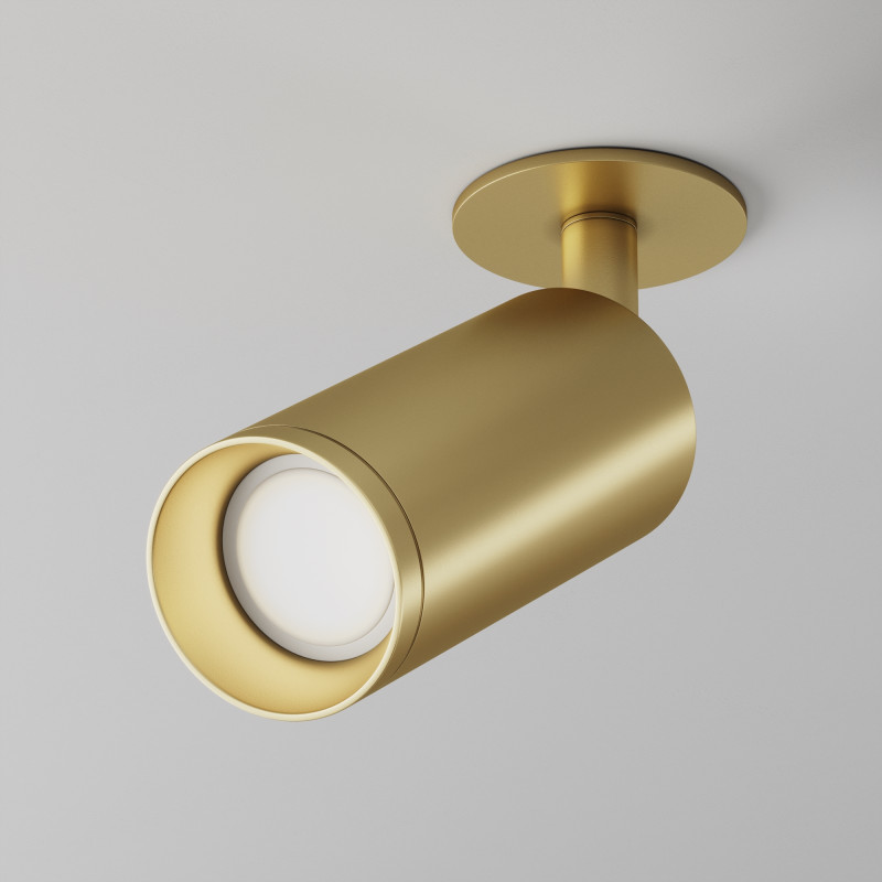 Встраиваемый светильник Maytoni Focus C018CL-01MG, матовое золото