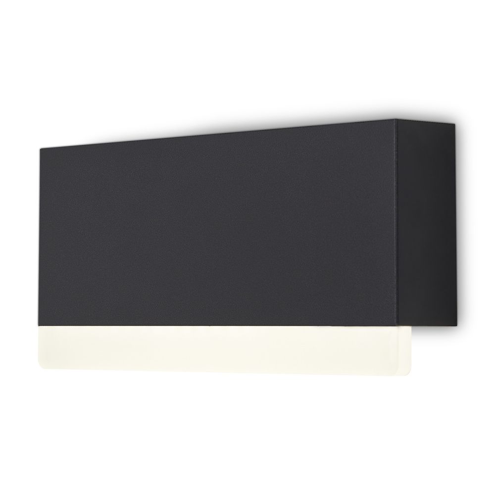 Бра 24*10,5*-3,5 см, *LED*10W, 4000K, Freya Поток / Flux FR6158WL-L10B, Черный
