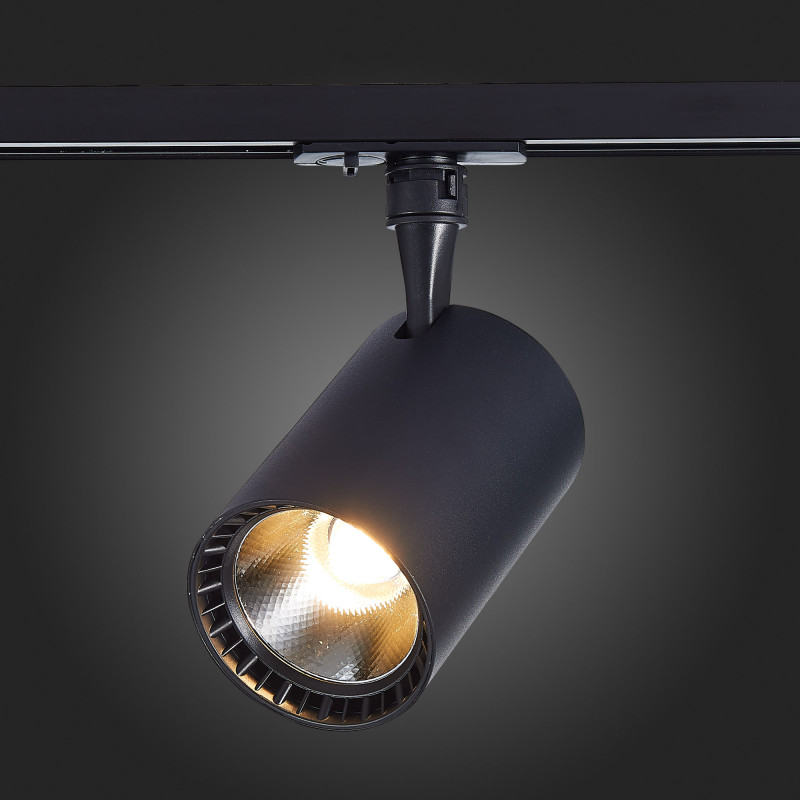 Трековый светильник 12*8 см, 15W, 4000K ST LUCE ST351.446.15.36 Матовый черный