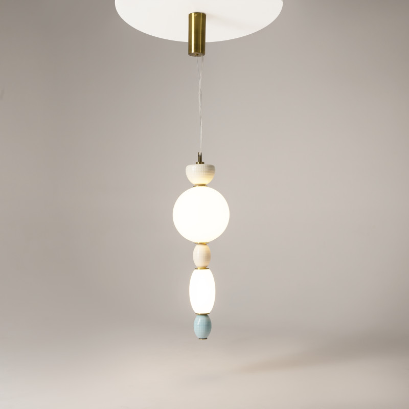 Подвесной светильник 20*380 см, LED 17W 3000K Maytoni Modern Adore MOD297PL-L17BS3K латунь