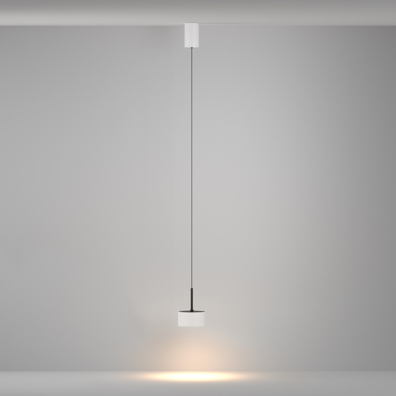 Светильник 12 см, 12W, 3000K, Maytoni Glare P102PL-12W3K-W, белый