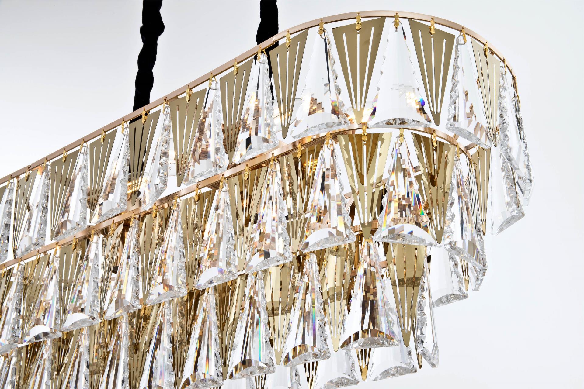 Подвесная люстра 90*28*80 см, Е14 10x40W, Хром MODELUX ML.313.10 CR