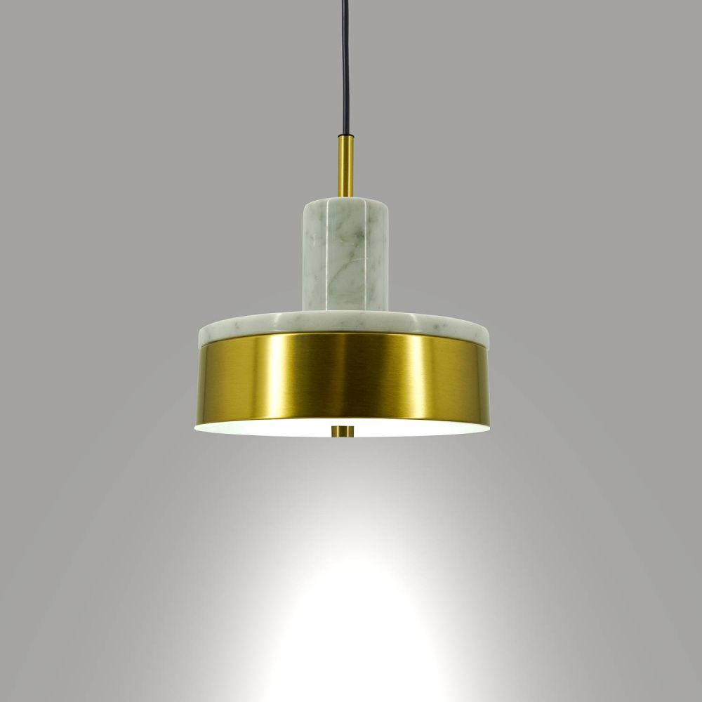 Светильник подвесной *20-180 см, 1*LED*12W, 3000K, Lightera Lucerne LE130L-23WA, Латунь