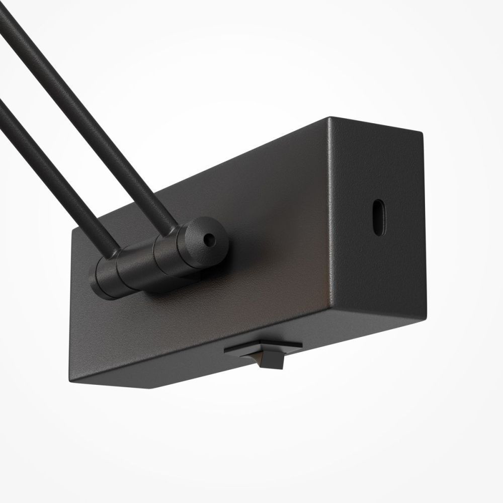 Подсветка для зеркал 40 см, 9W, 2700K, Maytoni Luster MIR268WL-L3B3K, черный