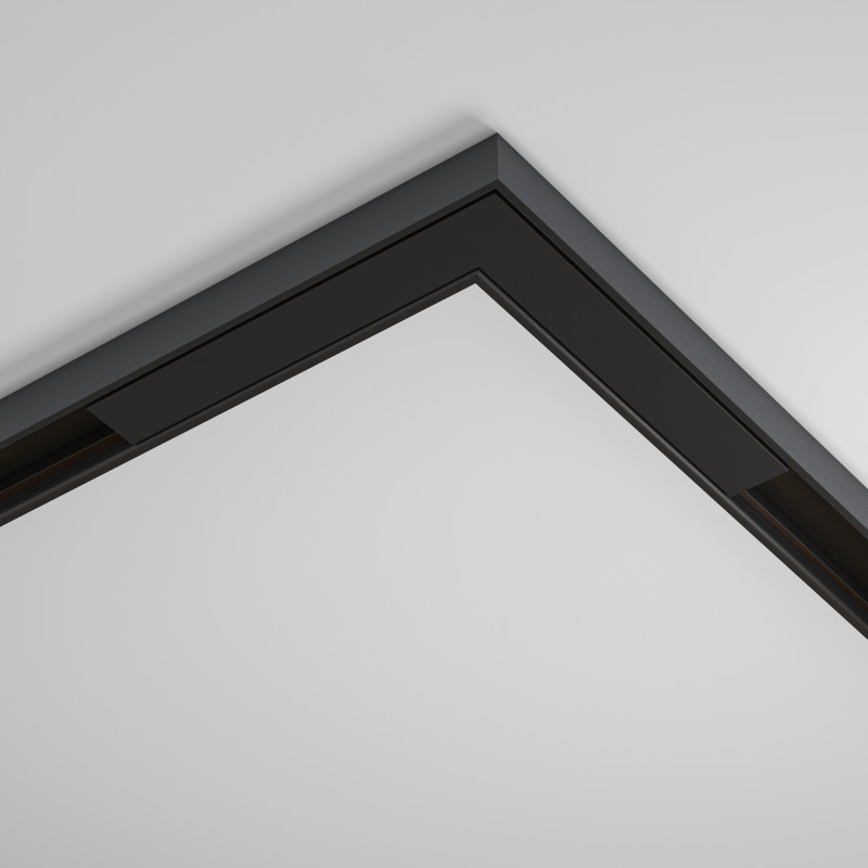 Коннектор 10*1,4*4539,2 см, Maytoni Technical Magnetic track system Basity черный TRA172CPC-1B черный