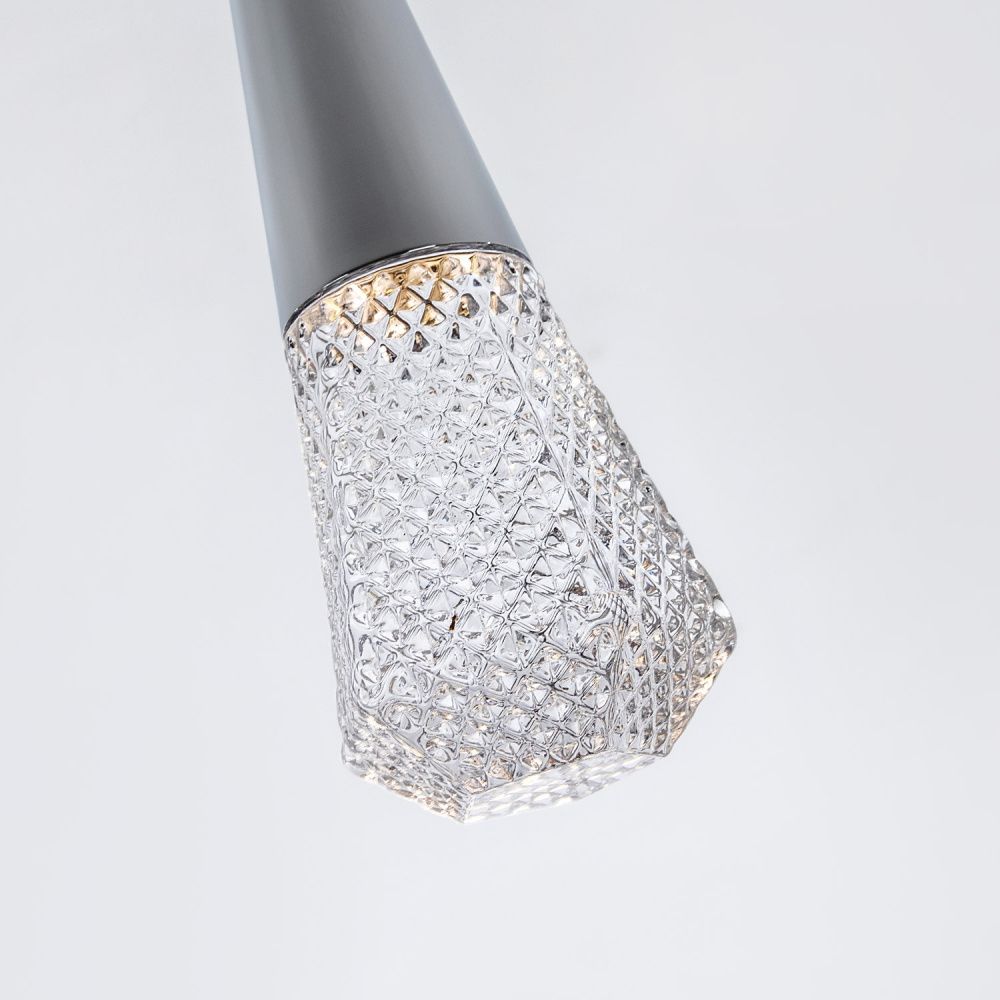 Подвесной светильник 8*8*200 см, LED 3W, 4000K, Хром MODELUX ML.3315.1