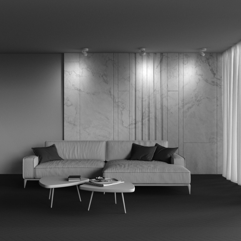 Накладной светильник 12*12*8,2 см, LED, 18W, 4000К, Maytoni Technical ONDA C024CL-18W4K-W-1 белый